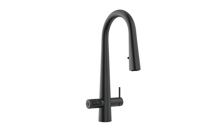 HydroTap Celsius Plus AIO with Pull-Down Sprayer Matte Black image